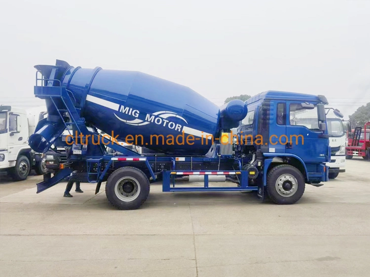 Concrete Mixer Truck 5 M3 Mixer Truck 4X2 Concrete Mixing Trucks Shacman Mixer Drum Truck 3m3 4m3 6m3 8m3 10m3 12m3 Concrete Cement Mixer Truck