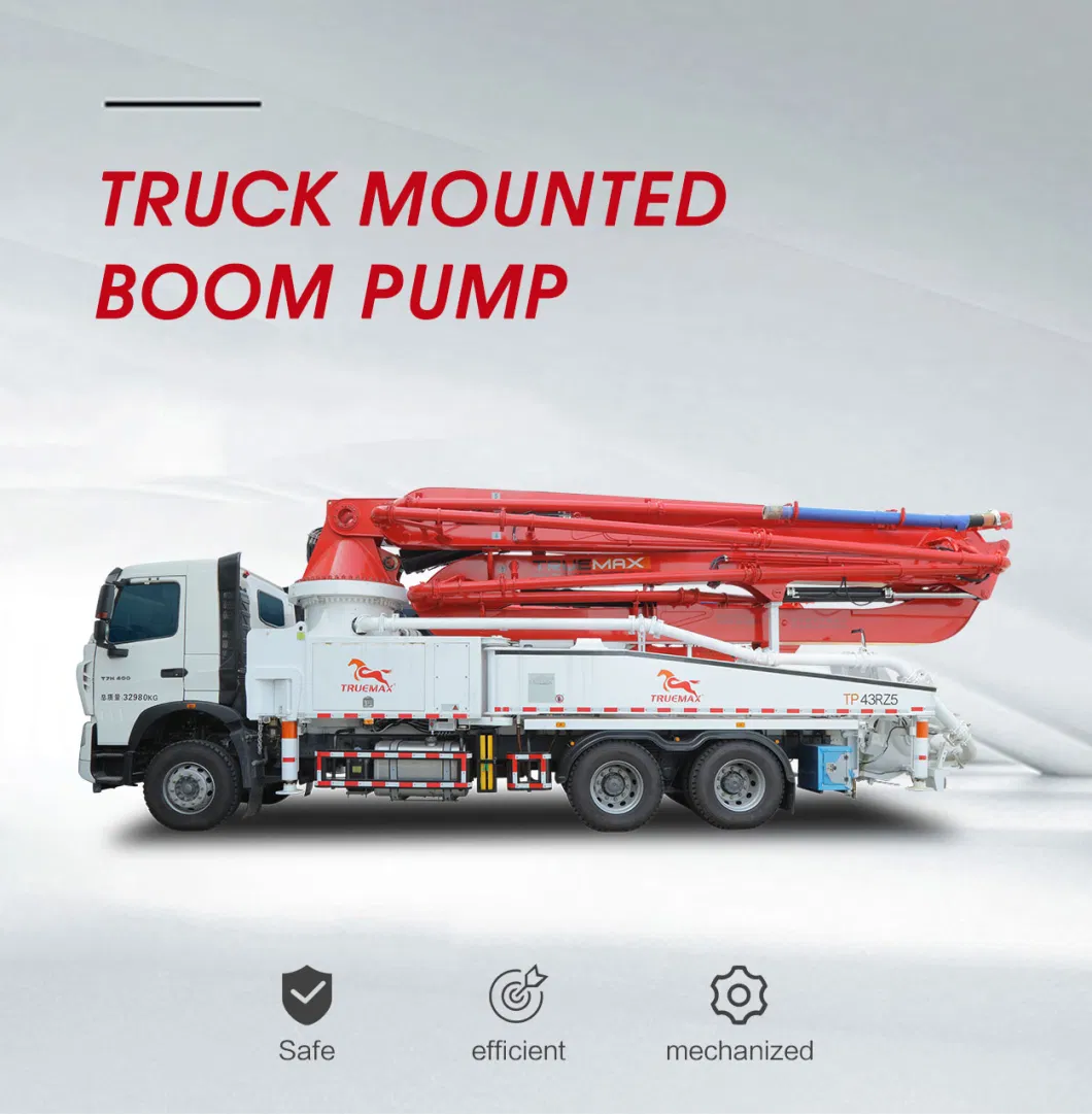 Tp43rz5 Truck Mounted Concrete Boom Pump From Truemax for Concrete Machinery