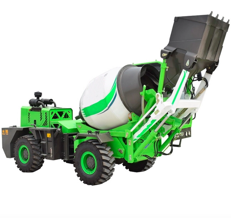 1.5m3 1500L Small Portable Mobile Self Feeding Concrete Asphalt Mixing Truck/Plant