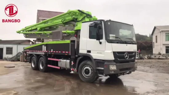 Zoomlion 38 metros X pierna 140m3/H utilizó el camión de la bomba concreta con la certificación ISO90001